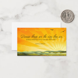 Bertolt Brecht感動的引用文「変更」 ノートカード