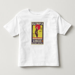 Bertramはサーカスポスターを製粉します トドラーTシャツ