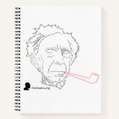 Bertrand Russell Spiral Notebook ノートブック (正面)