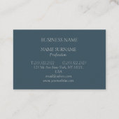 Berufliche, moderne, elegante, minimalistische  名刺 (裏面)