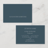 Berufliche, moderne, elegante, minimalistische  名刺 (正面/裏面)