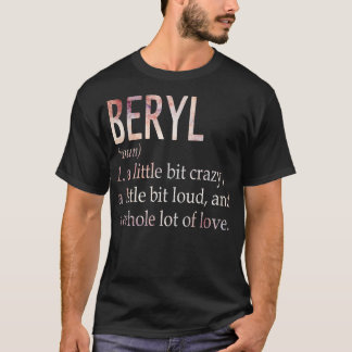 Beryl Girlの名前の定義 Tシャツ