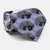 Berzerkoの劣ったGyrus -ラベンダーの青い白 ネクタイ (ロール)