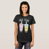 Bes Teas Boba Tea Besties Bubble Tea Cute Boba Bes Tシャツ (正面フル)