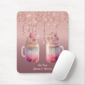 Bes Teas Yummy Bobaバブルミルクティーデザート マウスパッド (マウス)