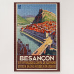 Besancon, France Vintage旅行ポスター ジグソーパズル<br><div class="desc">フランス高品質のベザンコンへの観光を促進するアールデコポスターの複製プリント。丈夫な厚紙で作られ、チップボードに取り付けられたパズルは、鮮やかでフルカラーでプリントされている。贈り物として、または単に自分のために完璧！</div>
