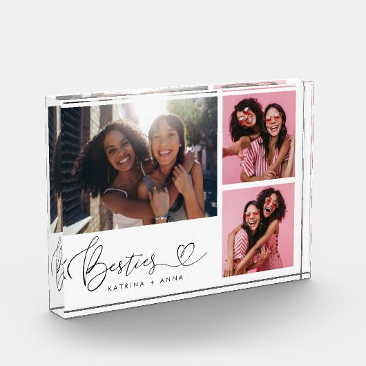 Besitesスクリプトハートコラージュ フォトブロック (左)