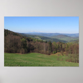 Beskid Sadecki spring ポスター