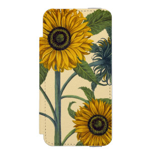 Besler: ヒマワリ iPhone SE/5/5sウォレットケース