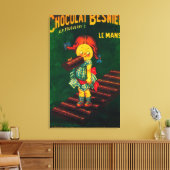 Besnier Chocolateプロモーションのポスター キャンバスプリント (インサイチュ (リビング))