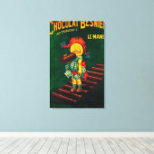 Besnier Chocolateプロモーションのポスター キャンバスプリント (インサイチュ (ウッドフロア))