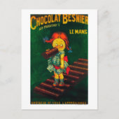 Besnier Chocolateプロモーションのポスター ポストカード (正面)