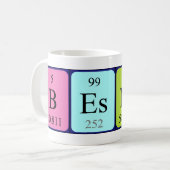 Besnik定期テーブル名mug コーヒーマグカップ (正面左)