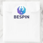 BESPINラウンドステッカー ラウンドシール (バッグ)