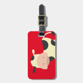 Bessie牛ラベル ラゲッジタグ (正面縦)