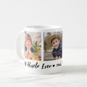 Best Abuelo Ever Grandchildren 3 Photo Collage   コーヒーマグカップ (正面左)