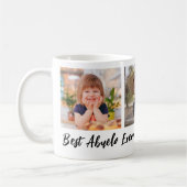 Best Abuelo Ever Grandchildren 3 Photo Collage   コーヒーマグカップ (左)