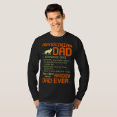 Best Abyssinian Cat Dad Happy Father s Day Tシャツ (正面フル)