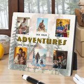 Best Adventures Start with Daddy Photo Collage フォトプラーク