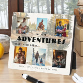 Best Adventures Start With Daddy Photo Plaque フォトプラーク