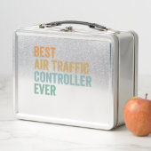 Best Air Traffic Controller Ever Funny Retro Gift メタルランチボックス (インサイチュ)