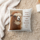 Best Alpaca Monobrow クッション (ブランケット)