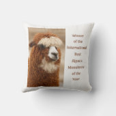 Best Alpaca Monobrow クッション (裏面)