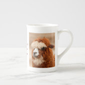 Best Alpaca Monobrow ボーンチャイナマグカップ (右)