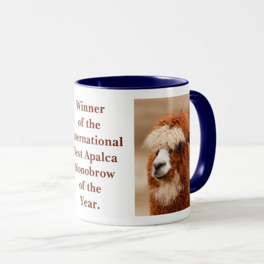 Best Alpaca Monobrow マグカップ (正面右)