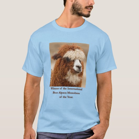 Best Alpaca Monobrow Tシャツ (正面)