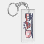 Best American Dad Ever キーホルダー (正面左)