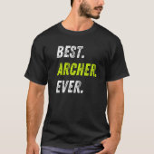 Best Archer Ever Bow And Arrow Sport Archery Premi Tシャツ (正面)