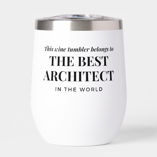 Best Architect in the World Custom Name Funny  (正面)