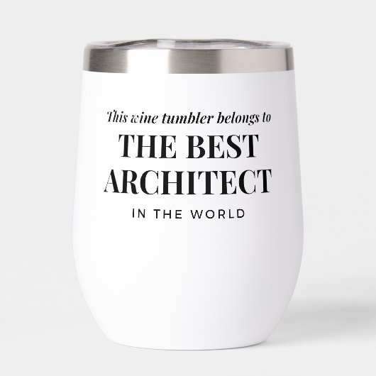 Best Architect in the World Custom Name Funny  (背面)
