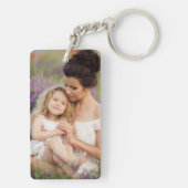 Best Aunt Ever Modern Script 4 Photos Collage Gift キーホルダー (裏面)