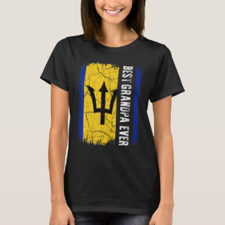Best Barbadian Grandpa Ever Barbados Flag Father's Tシャツ