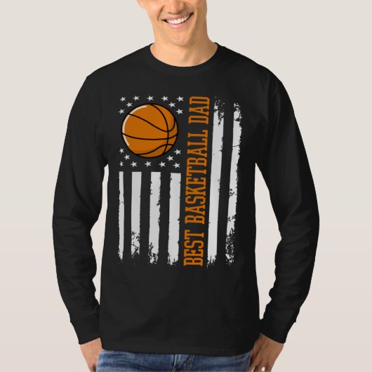 Best Basketball Dad Basketball Daddy Tシャツ (正面)
