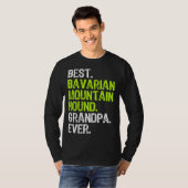 Best Bavarian Mountain Hound Grandpa Ever Dog Tシャツ (正面フル)