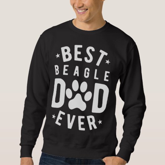 Best Beagle Dad Ever  Beagle Dad スウェットシャツ (正面)