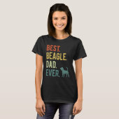 Best Beagle Dad Ever Dog Daddy Father s Day Tシャツ (正面フル)