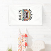 Best Beagle Dad Ever Vintage Beagle Shirt Design_1 横断幕 (インサイチュ)