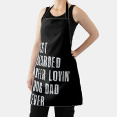 Best Bearded Beer Lovin Dog Dad Ever Pet Lover エプロン (インサイチュ)