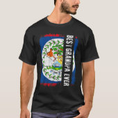 Best Belizean Grandpa Ever Belize Flag Father's Da Tシャツ (正面)