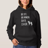 Best Berner Dad Ever Mens Bernese Mountain Dog パーカ (正面)