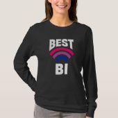 Best Bi Funny Bi Pride Flag Bisexual Premium Tシャツ (正面)