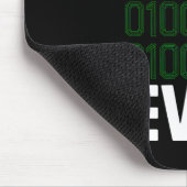 Best Binary DAD Ever Programmer Desk マウスパッド (コーナー)