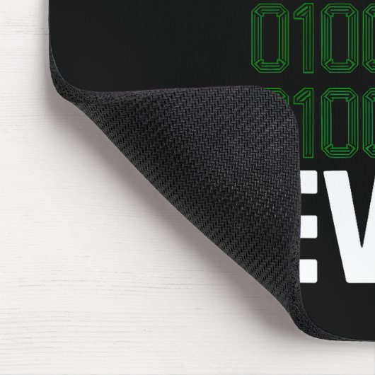 Best Binary DAD Ever Programmer Desk マウスパッド (コーナー)