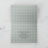 Best Birthday Wishes Cape Breton Island Tartan カード (内部)