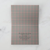 Best Birthday Wishes Prince Edward Island Tartan カード (内部)