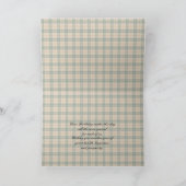 Best Birthday Wishes Saskatchewan Province Tartan カード (内部)